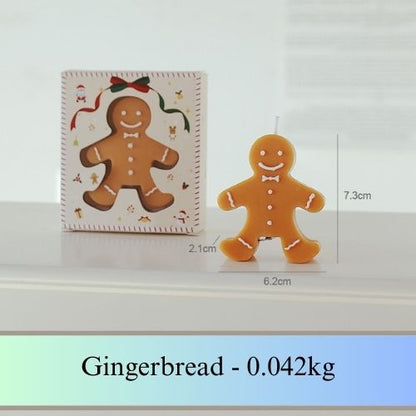 Gingerbread Christmas Aromatherapy Candle Gift Candle Fragrance Modeling Wax Christmas Gift Fragrance Candle