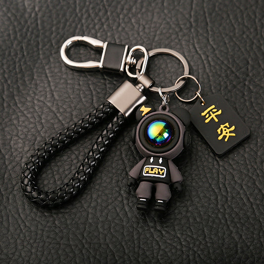 High-end Exquisite Pendant Anti-lost Car Key Chain Schoolbag Pendant Doll Couple Star Bear Key Chain Wholesale