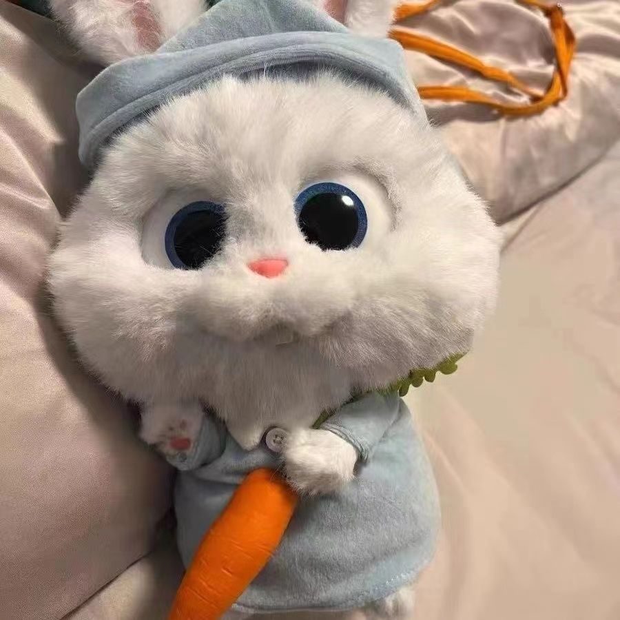 Cute Rabbit Boss Plush Toy Doll Doll Pet Big Secret Rabbit Birthday Gift For Girls Valentine's Day