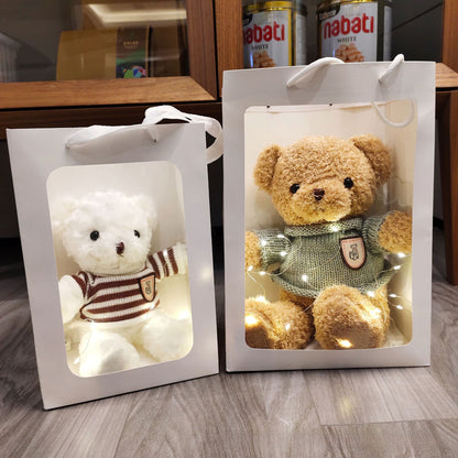 Teddy Bear Dolls Plush Toys Push Dolls Stuffed Toys Valentine's Day Birthday Gifts For Girls Logo Printing Available