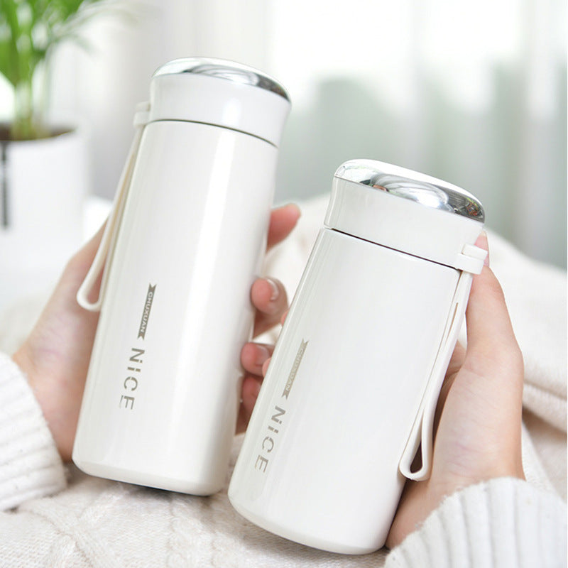 Thermos Cup 316 Girls High Color Value Stainless Steel Student Water Cup Department Store Large Capacity Children's Direct Drinking Cup Gift