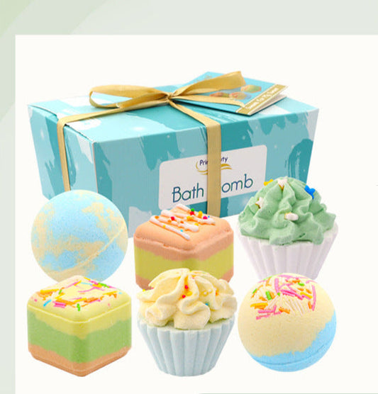 Whole Box Wholesale Cake Bath Salt Ball Suit Cleaning Care Moisturizing Bath Ball Foot Bath Essential Oil Bath Salt