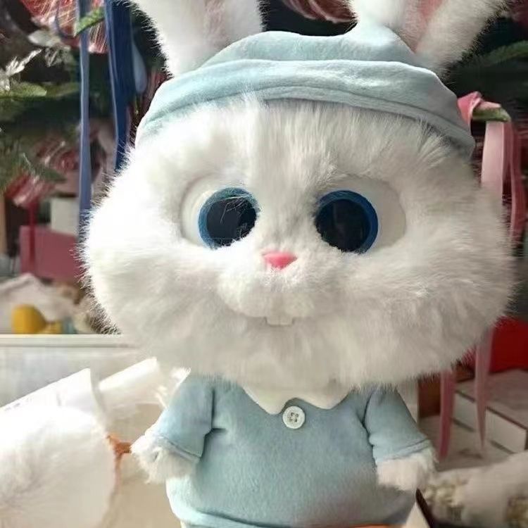 Cute Rabbit Boss Plush Toy Doll Doll Pet Big Secret Rabbit Birthday Gift For Girls Valentine's Day