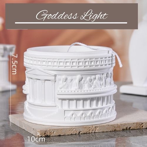 Goddess Style Aromatherapy Candle Cup Home Niche Candle Cup Bedroom Lasting Scent Soybean Wax Fragrance Candle Gift