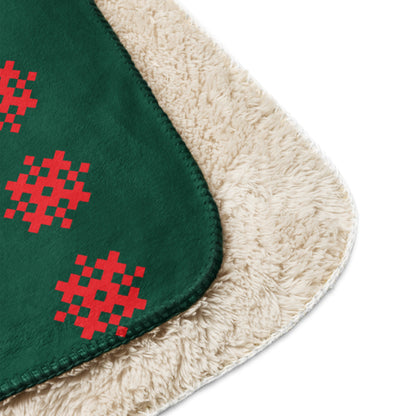 ZIPPX Jolly Sleigh Ride Sherpa blanket