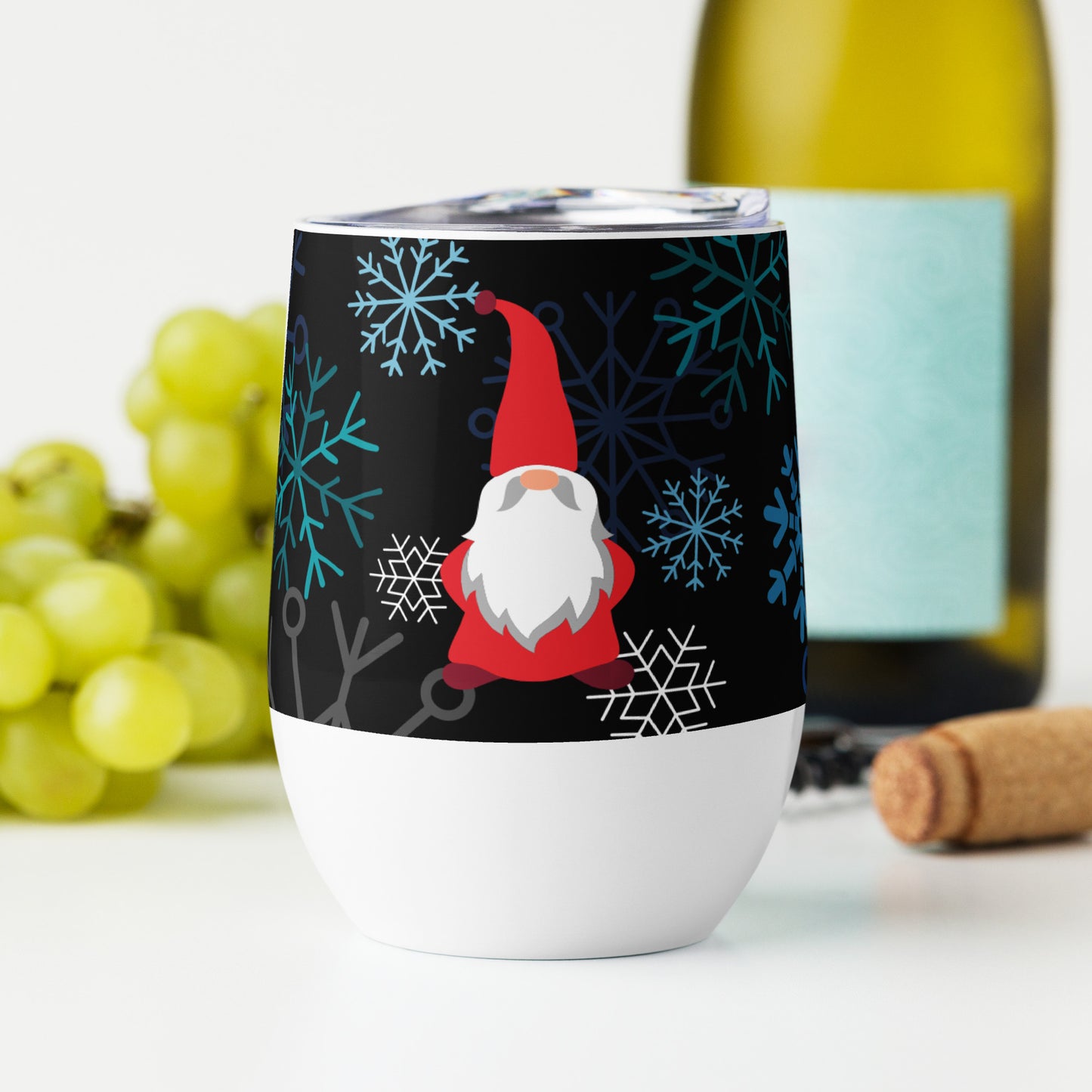 ZIPPX Elf Christmas Wine tumbler