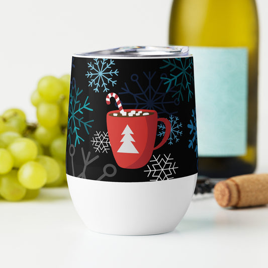 ZIPPX Christmas Wine tumbler