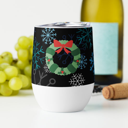 ZIPPX Christmas Wine tumbler