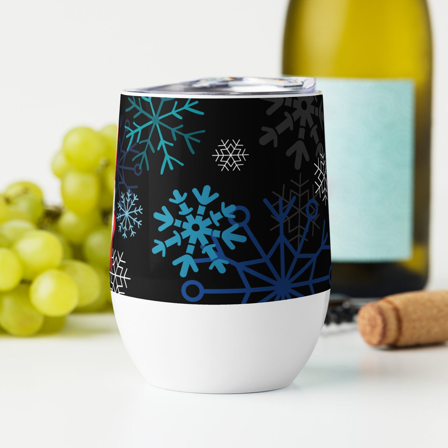 ZIPPX Elf Christmas Wine tumbler