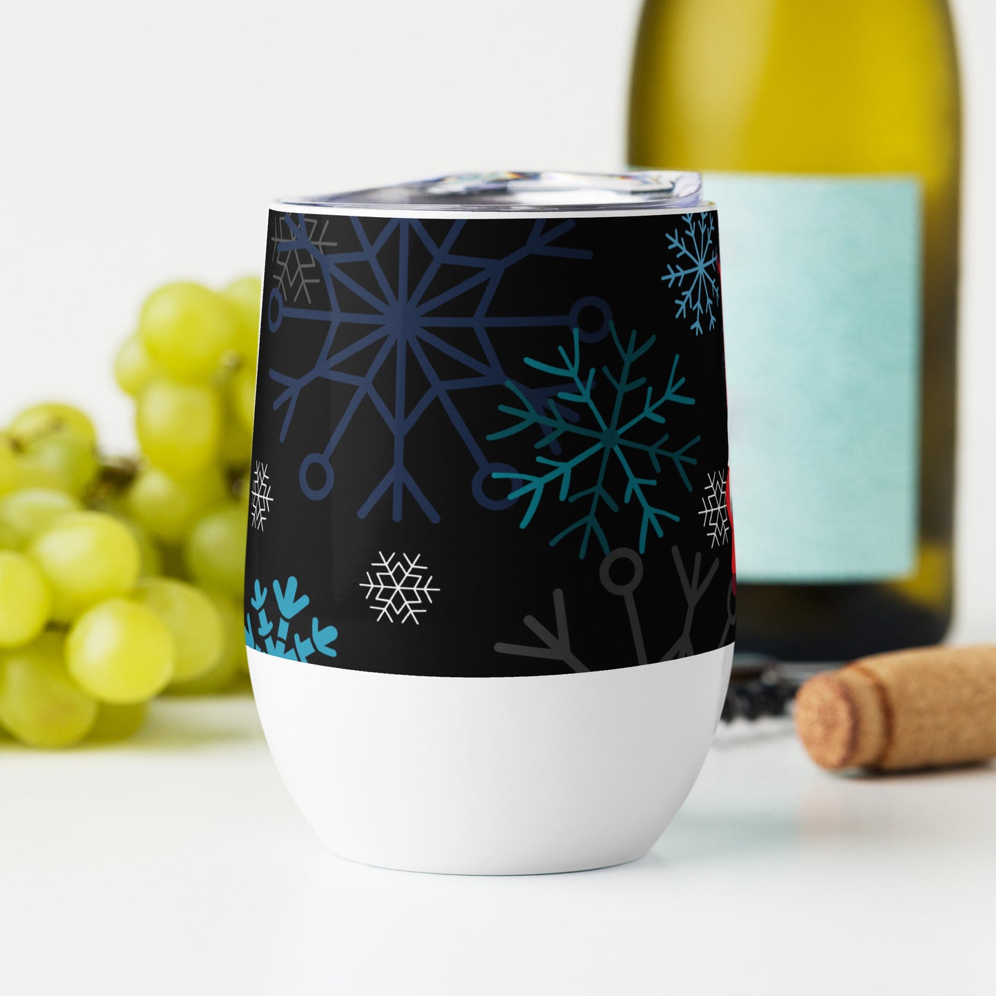 ZIPPX Elf Christmas Wine tumbler